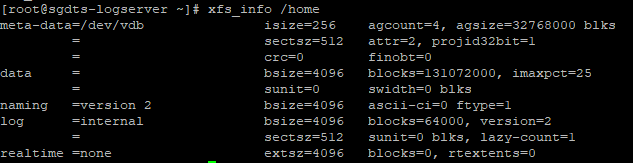 xfs-info